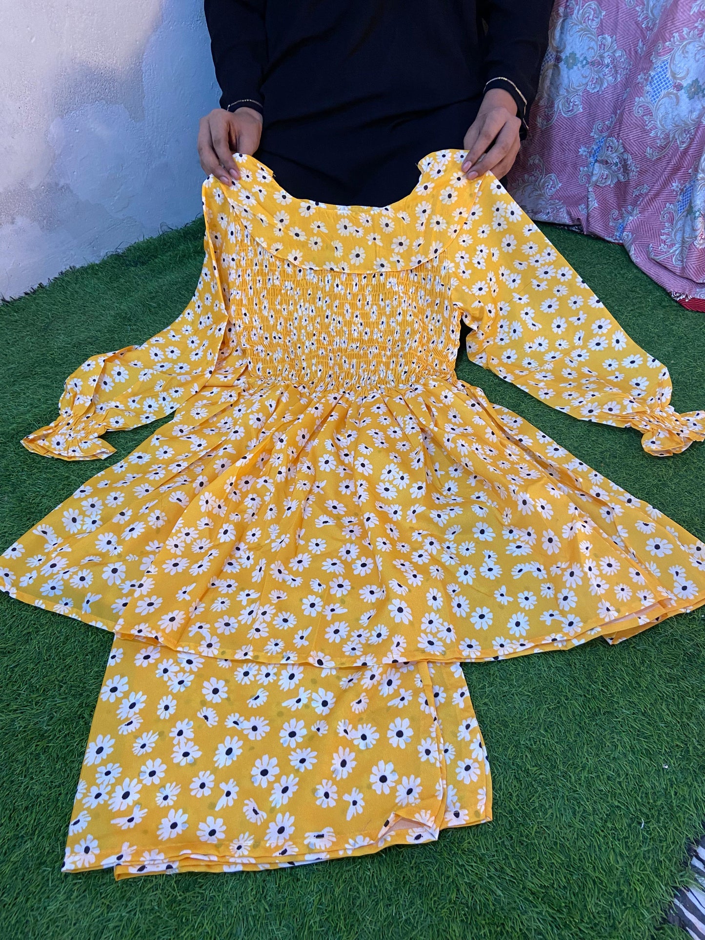 Smoke frock 2piecs