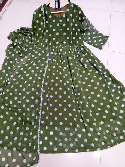 Chiffon frocks